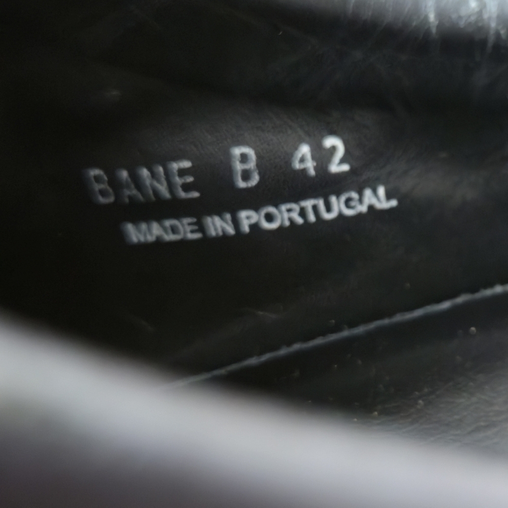 Brother Frère Grey Leather Low Top Sneaker 42 US 9 Made in Portugal Quiet Luxury - Picture 3 of 15